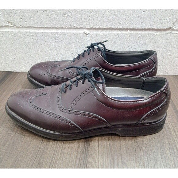 Dexter Dark Brown Oxfords, Mens Lace Up Casual Dress Shoes Size 10.5 M - Picture 1 of 7